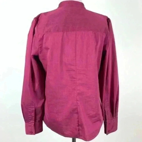 Worthington stretch womens top M button down long - Picture 7 of 9
